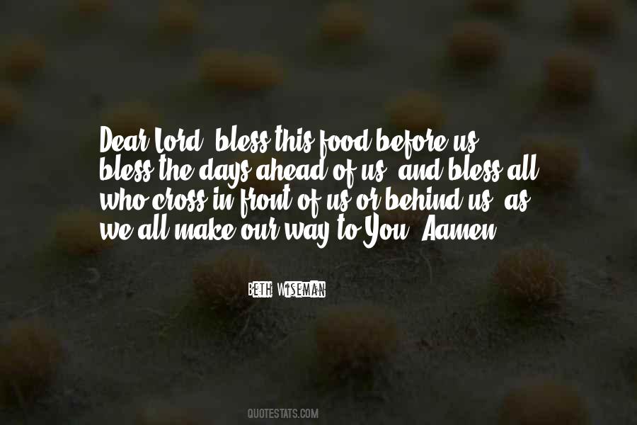 Bless This Food Quotes #1078218