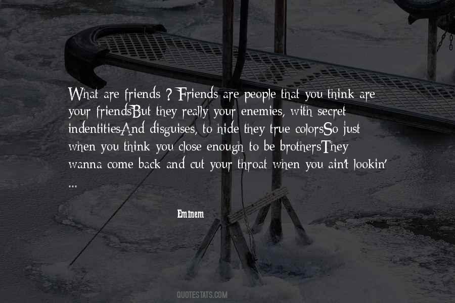 Friends With Enemies Quotes #1506636