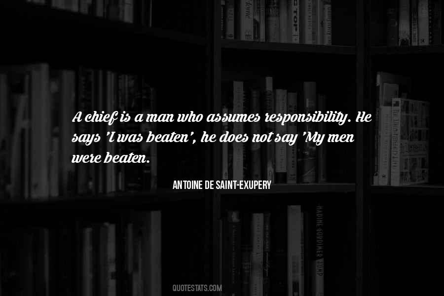 Leadership Is Responsibility Quotes #1750081