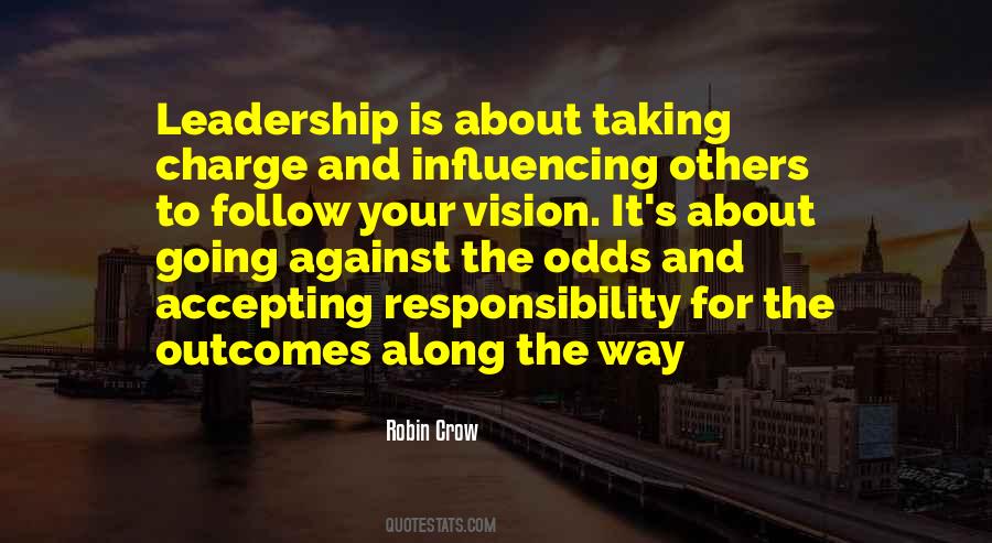 Leadership Is Responsibility Quotes #341742