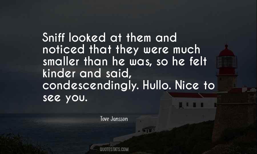 So Nice To See You Quotes #490055