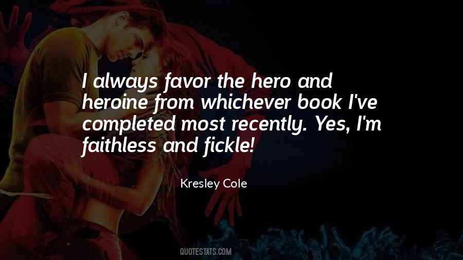 Hero And Heroine Quotes #1121571