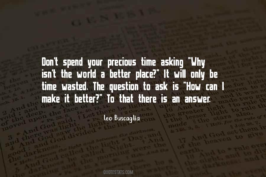 How To Make The World A Better Place Quotes #1269476