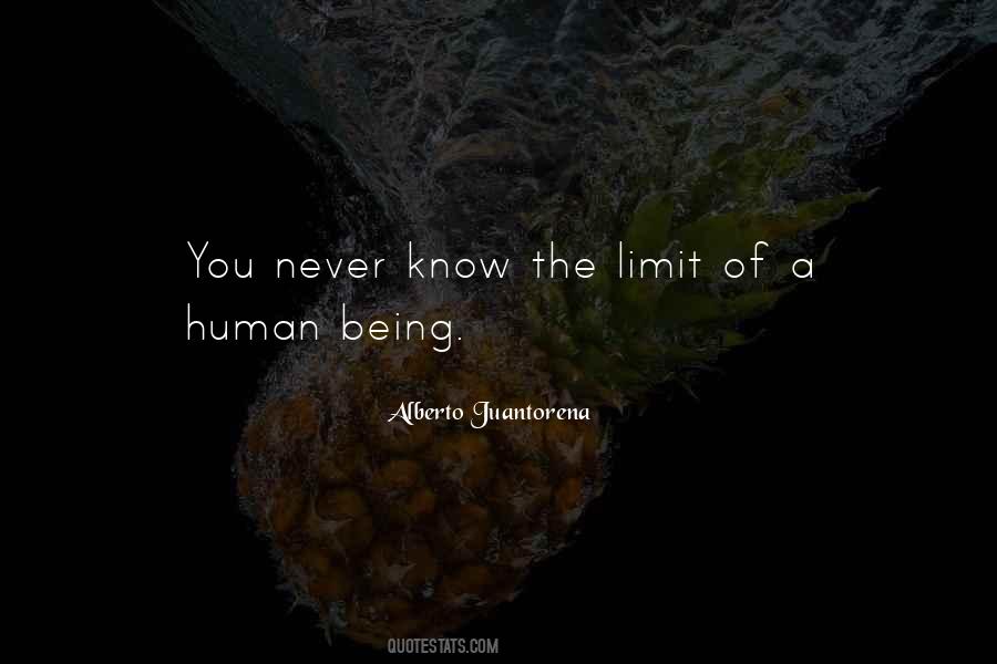 Human Limits Quotes #189048