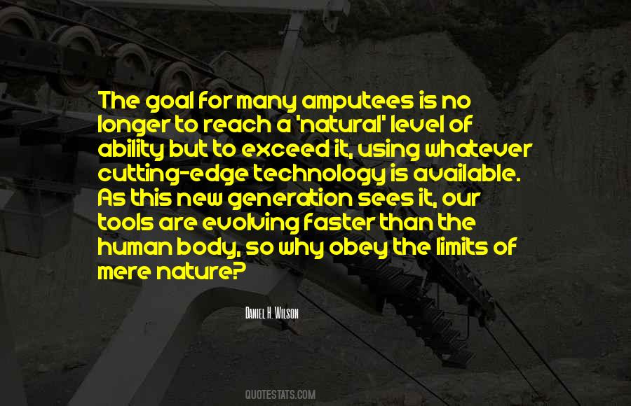 Human Limits Quotes #560141