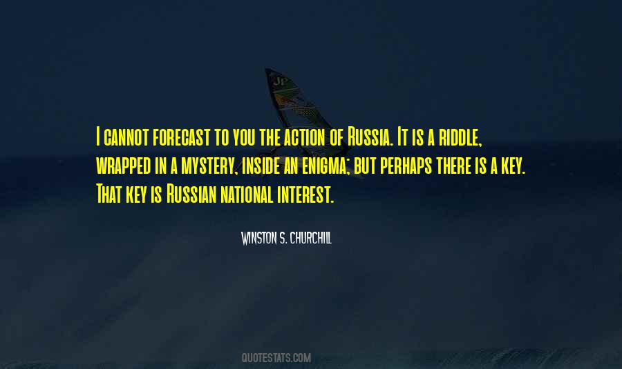 Riddle Wrapped In An Enigma Quotes #132003