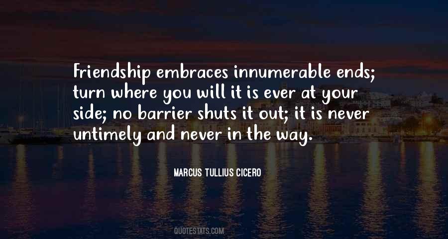 Friendship Barrier Quotes #1795801
