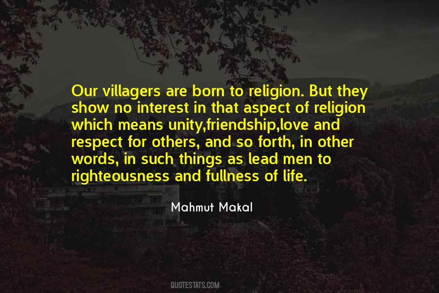 Unity And Respect Quotes #1704199