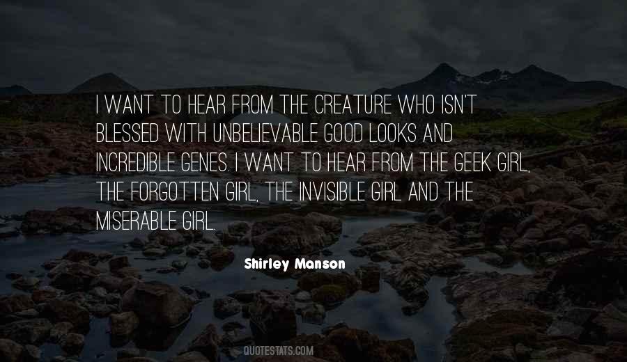 The Forgotten Girl Quotes #250677