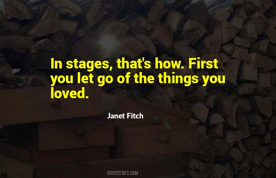 You Let Go Quotes #1162752