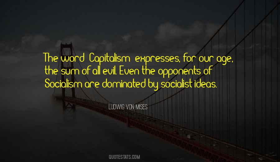Capitalism Evil Quotes #472459