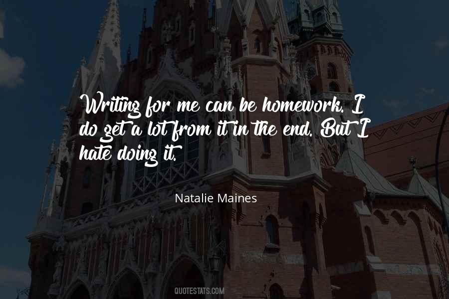 Quotes About Hate Homework #1122291
