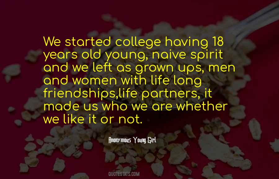 Friendship College Quotes #361824