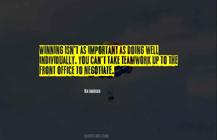 Teamwork Is Important Quotes #812772