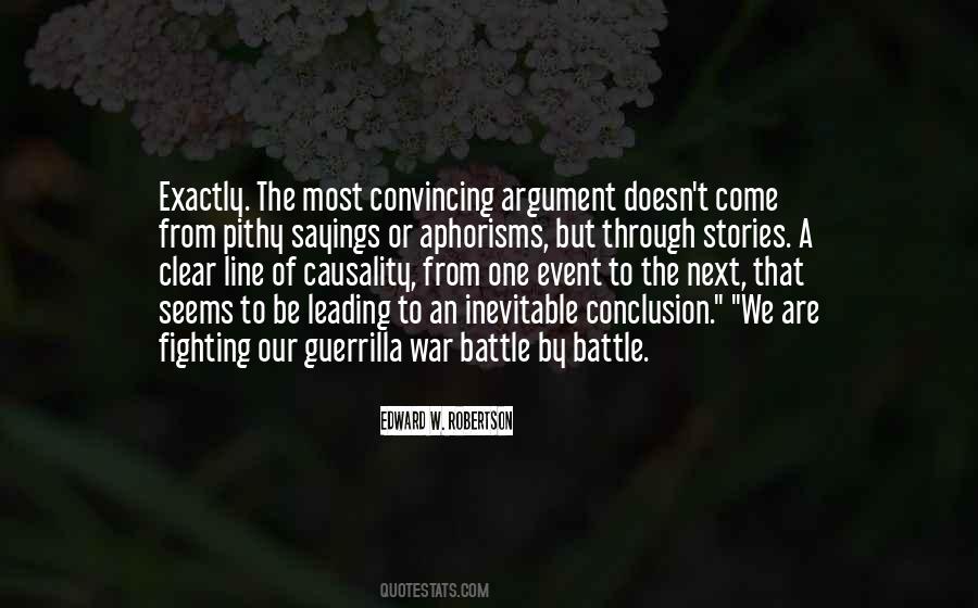 Fighting The Inevitable Quotes #1650973