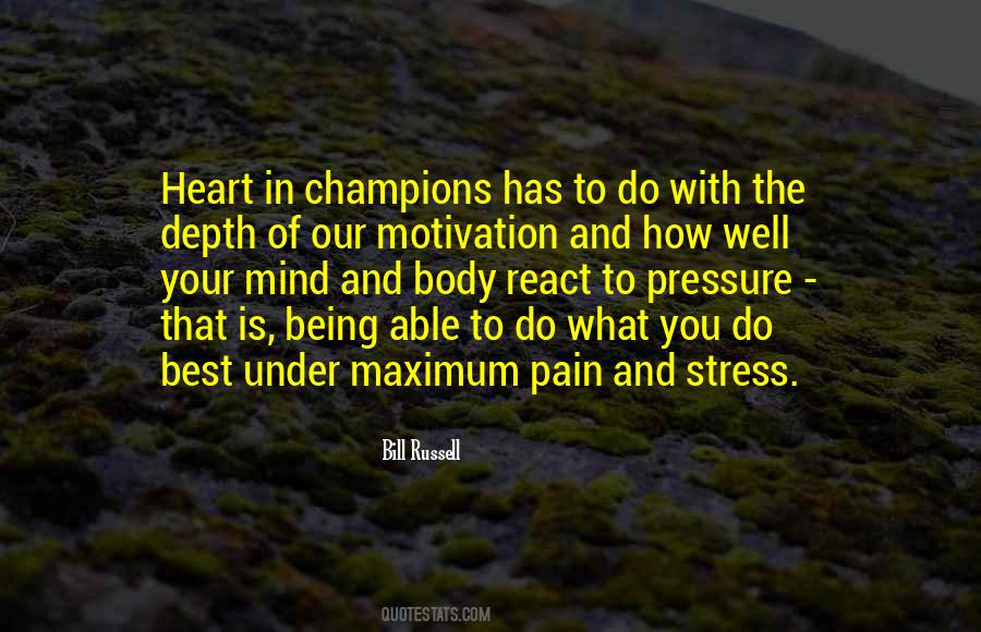 Quotes About Being Stress #1437199