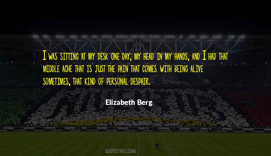 Pain Is Personal Quotes #1787605