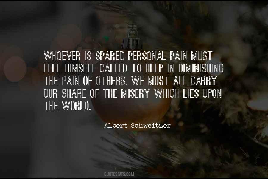 Pain Is Personal Quotes #38906