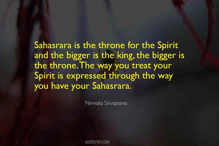 King On His Throne Quotes #1020288