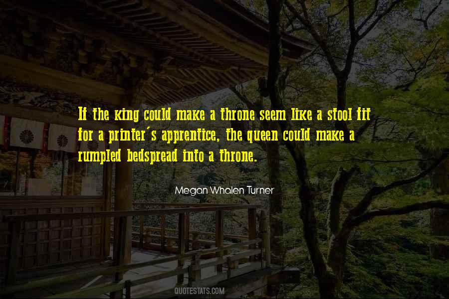 King On His Throne Quotes #1075150