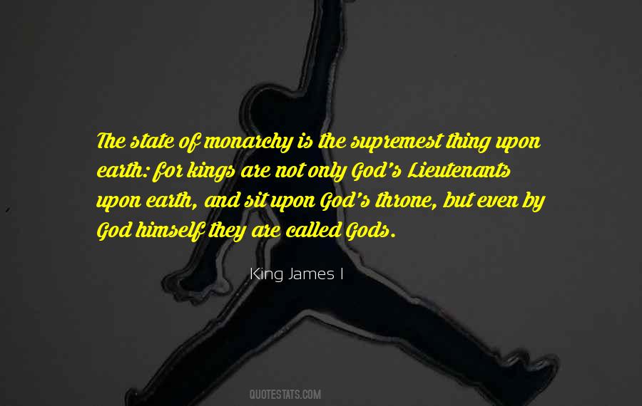 King On His Throne Quotes #1133438