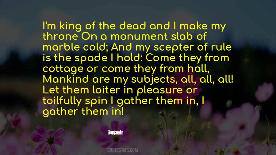 King On His Throne Quotes #25114