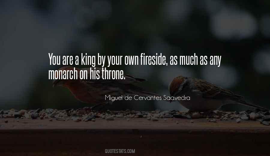 King On His Throne Quotes #393917