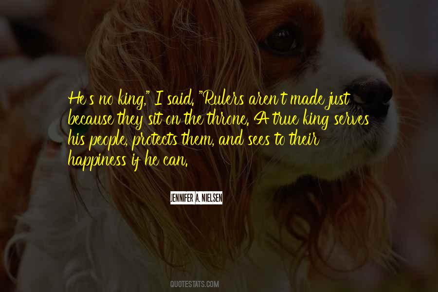 King On His Throne Quotes #415756