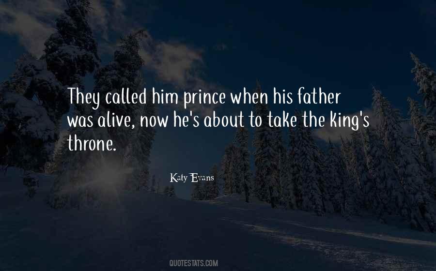 King On His Throne Quotes #64069