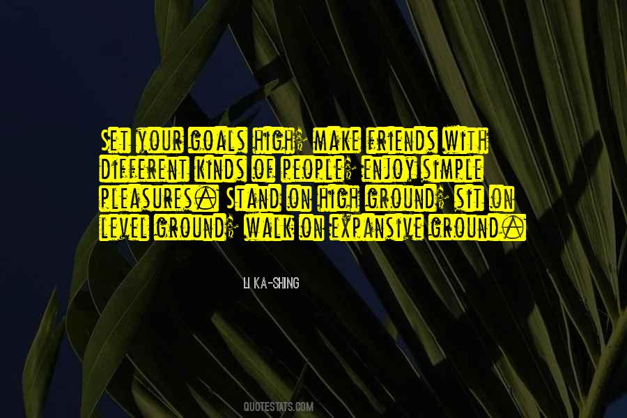Different Goals Quotes #673211
