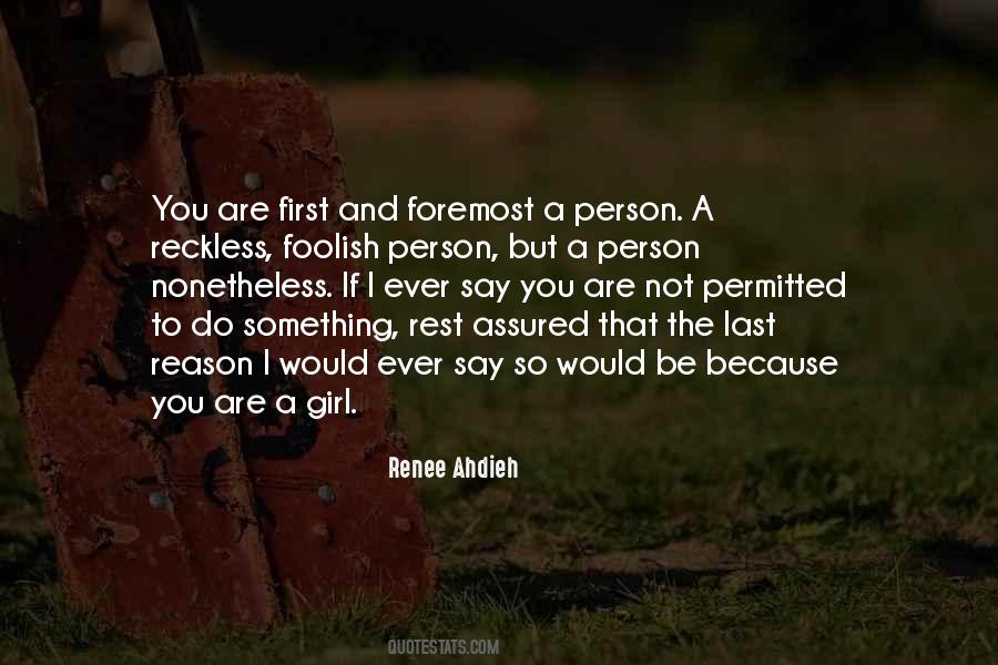 A Foolish Person Quotes #1602601