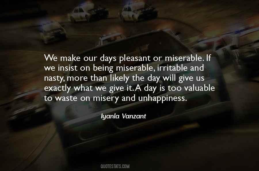 Miserable Day Quotes #1421266