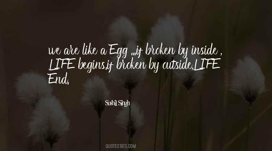 Broken Egg Quotes #729262