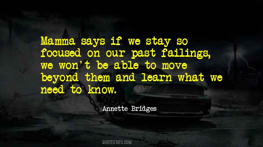 Quotes About Lessons Past #1453810