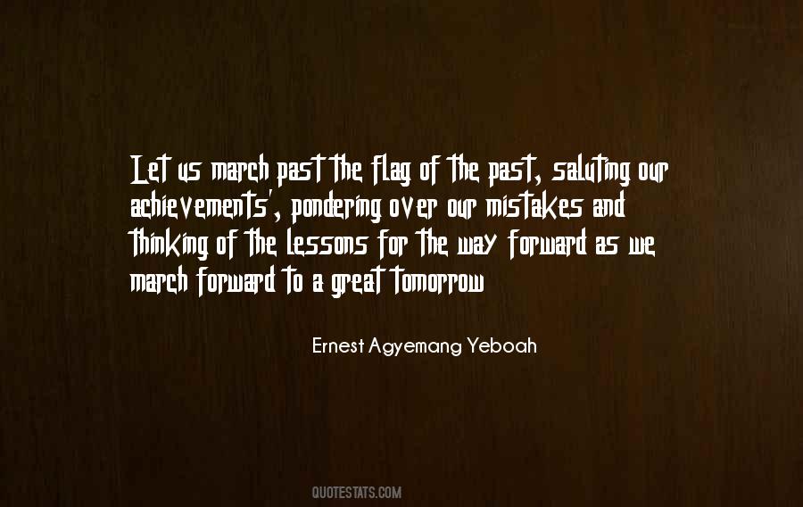 Quotes About Lessons Past #397789