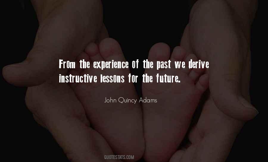 Quotes About Lessons Past #822109