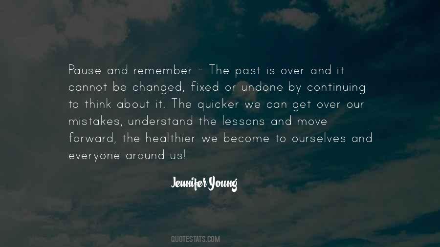 Quotes About Lessons Past #921349