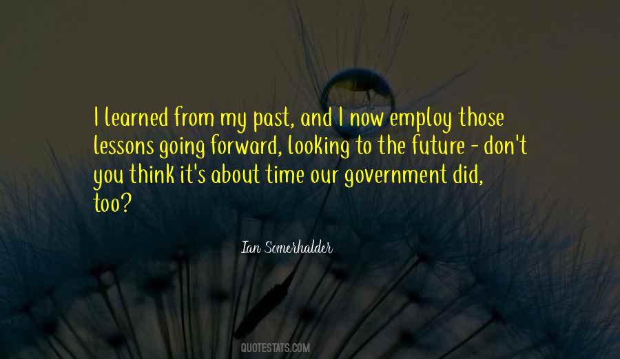 Quotes About Lessons Past #937078