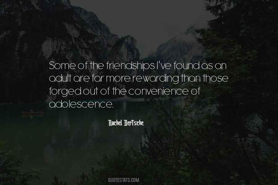 Friendship Forged Quotes #1467668
