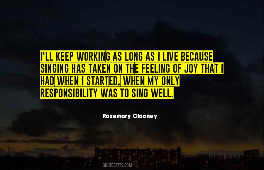 Joy Of Working Quotes #1335031