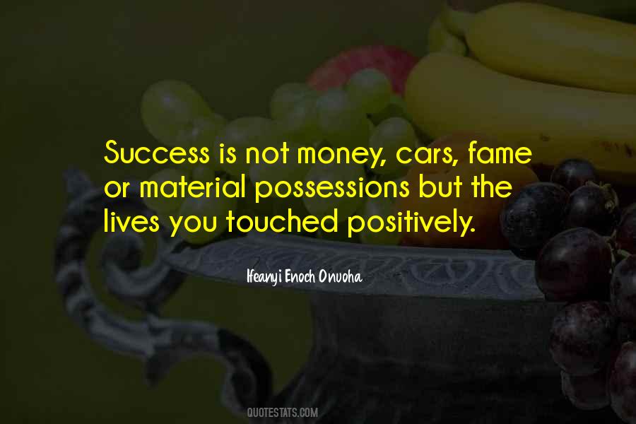 The True Measure Of Success Quotes #1023809