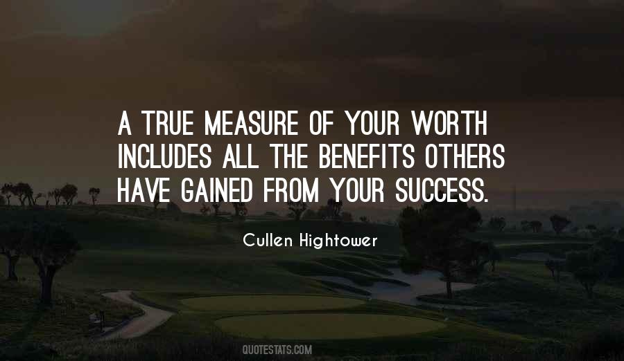 The True Measure Of Success Quotes #706290