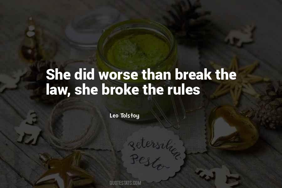 She Broke Quotes #1257467