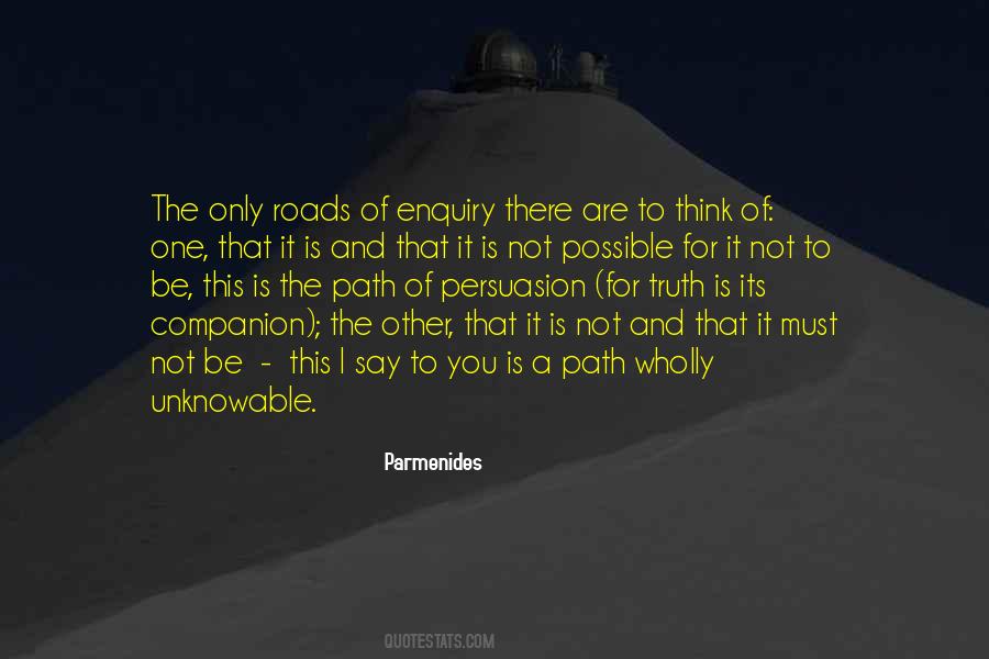 Is It The Truth Quotes #113386
