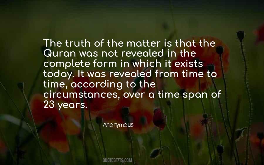 Is It The Truth Quotes #12043