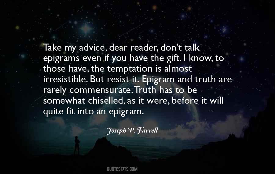 Is It The Truth Quotes #56071