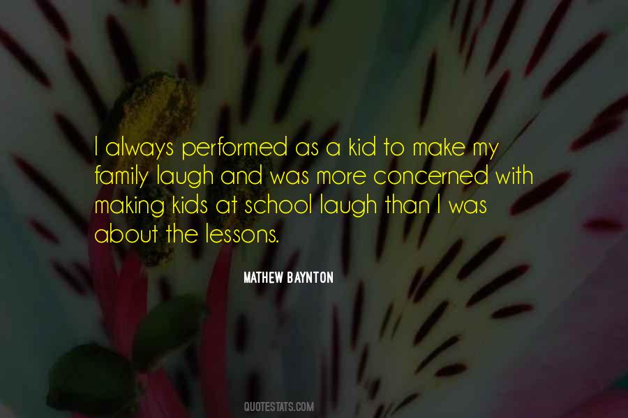 School Family Quotes #155370