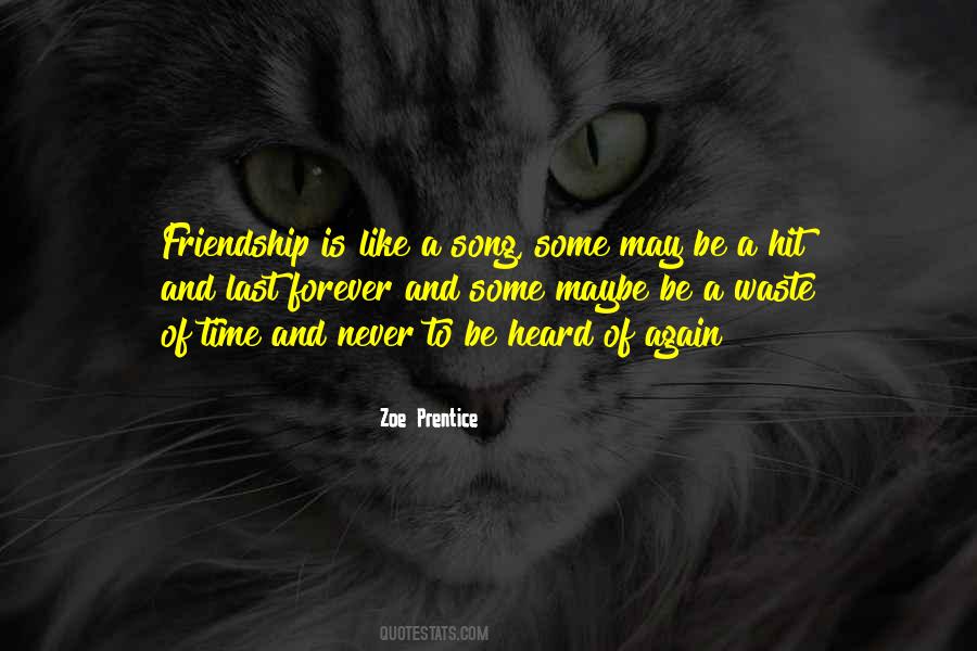 Friendship Is Like Music Quotes #330799