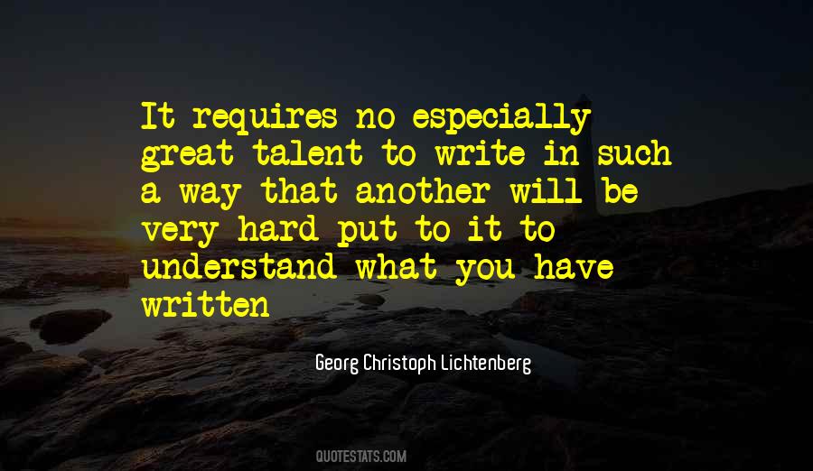 You Have A Talent Quotes #1138001