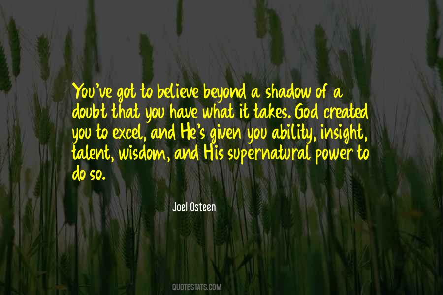 You Have A Talent Quotes #1587009
